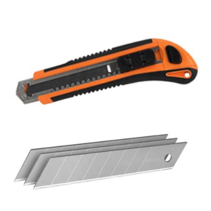 Immagine di CUTTER LAMA 18 MM AUTOBLOCCANTE CON 3 LAME INCLUSE PG