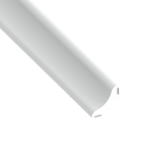 Immagine di LISTELLO ANGOLARE AUTOADESIVO 20 MM PVC BIANCO LUNGHEZZA 1 MT