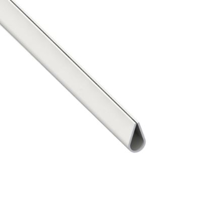 Immagine di PROFILO PER BORDO DI CORNICI 8,5 MM x 15 MM PVC BIANCO LUNGHEZZA 1 MT