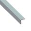Immagine di ANGOLARE AUTOADESIVO 15 MM x 15 MM SPESSORE 0,5 MM ALLUMINIO ACCIAIO INOX LUNGHEZZA 1 MT