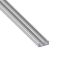 Immagine di PROFILO DI GUIDA DOPPIA U 6 MM x 6 MM SPESSORE 1,3 MM ALLUMINIO ARGENTO LUNGHEZZA 1 MT