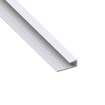 Immagine di PROFILO PER BORDO DI CORNICI 5,1 MM x 25 MM SPESSORE 1,5 MM ALLUMINIO ARGENTO LUNGHEZZA 1 MT