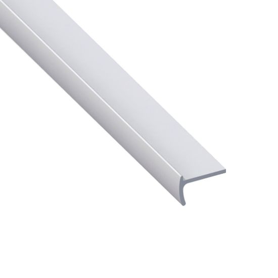 Immagine di PROFILO PER MANIGLIE 18 MM x 12 MM x 2 MM SPESSORE 1,5 MM ALLUMINIO ARGENTO LUNGHEZZA 1 MT