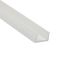 Immagine di PROFILO AD U 10 MM X44 MM SPESSORE 1 MM PVC BIANCO LUNGHEZZA 1 MT