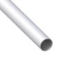 Immagine di TUBO TONDO DIAMETRO 25 MM SPESSORE 1,5 MM ALLUMINIO ARGENTO LUNGHEZZA 2 MT