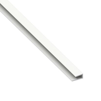 Immagine di PROFILO PER BORDI SPESSORE 4 MM PVC BIANCO LUNGHEZZA 1 MT