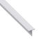 Immagine di PROFILO A T 15 MM x 15 MM SPESSORE 1,5 MM ALLUMINIO ARGENTO LUNGHEZZA 1 MT