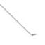 Immagine di PROFILO 4 MM x 25 MM SPESSORE 1 MM PVC BIANCO LUNGHEZZA 1 MT