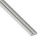 Immagine di PROFILO DOPPIA U 6 MM x 18 MM x 6 MM SPESSORE 1 MM PVC BIANCO LUNGHEZZA 1 MT