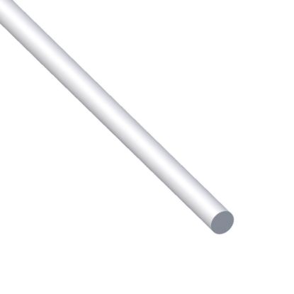 Immagine di BARRA TONDA DIAMETRO 6 MM ALLUMINIO ARGENTO LUNGHEZZA 1 MT