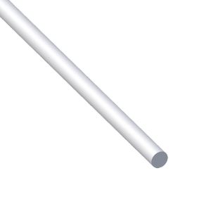 Immagine di BARRA TONDA DIAMETRO 12 MM ALLUMINIO ARGENTO LUNGHEZZA 1 MT