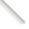 Immagine di ANGOLARE 20 MM x 10 MM SPESSORE 1,5 MM PVC BIANCO LUNGHEZZA 2 MT