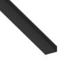 Immagine di ANGOLARE 30 MM x 20 MM SPESSORE 3 MM PVC NERO LUNGHEZZA 2 MT