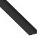 Immagine di ANGOLARE 20 MM x 10 MM SPESSORE 1,5 MM PVC NERO LUNGHEZZA 2 MT