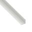 Immagine di ANGOLARE 30 MM x 30 MM SPESSORE 1,1 MM PVC BIANCO LUNGHEZZA 1 MT