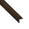 Immagine di ANGOLARE AUTOADESIVO 20 MM x 20 MM SPESSORE 1 MM PVC WENGE' LUNGHEZZA 2,5 MT