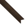 Immagine di ANGOLARE AUTOADESIVO 30 MM x 30 MM SPESSORE 1,1 MM PVC WENGE' LUNGHEZZA 1 MT