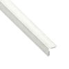 Immagine di ANGOLARE AUTOADESIVO 30 MM x 30 MM SPESSORE 1,1 MM PVC LEGNO BIANCO LUNGHEZZA 1 MT