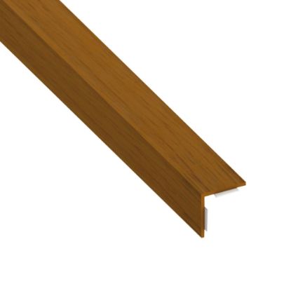 Immagine di ANGOLARE AUTOADESIVO 20 MM x 20 MM SPESSORE 1 MM PVC ROVERE LUNGHEZZA 1 MT