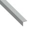 Immagine di ANGOLARE 20 MM x 20 MM SPESSORE 1 MM ALLUMINIO INOX SPAZZOLATO LUNGHEZZA 1 MT