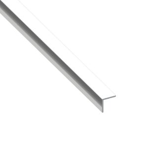 Immagine di ANGOLARE 25 MM x 25 MM SPESSORE 1 MM ALLUMINIO BRILLANTE LUNGHEZZA 1 MT