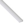Immagine di ANGOLARE 15 MM x 10 MM SPESSORE 1 MM ALLUMINIO COLORE BIANCO LUNGHEZZA 1 MT