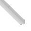 Immagine di ANGOLARE 25 MM x 25 MM SPESSORE 1 MM ALLUMINIO COLORE BIANCO LUNGHEZZA 1 MT