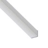 Immagine di ANGOLARE 20 MM x 20 MM SPESSORE 1 MM ALLUMINIO COLORE BIANCO LUNGHEZZA 1 MT