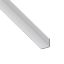 Immagine di ANGOLARE 20 MM x 20 MM SPESSORE 1,5 MM ALLUMINIO COLORE ARGENTO LUNGHEZZA 1 MT