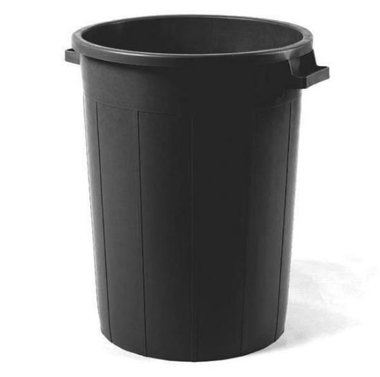 Immagine di CONTENITORE PVC NERO TRONCOCONICO 75 LT (BIGONZO)