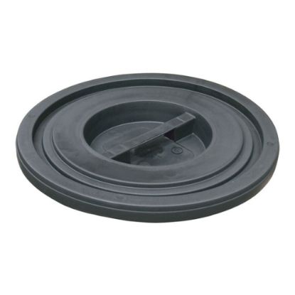 Immagine di COPERCHIO PER BIDONE PVC NERO 50 LT COLORE NERO