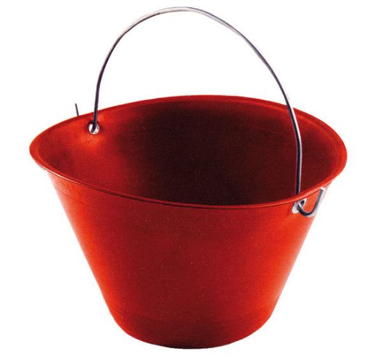Immagine di CALDARELLA PESANTE ROSSA IN PVC