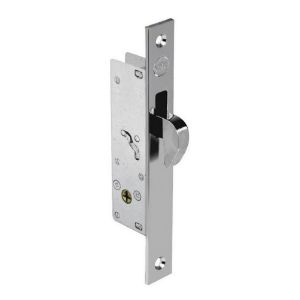 Immagine di SERRATURA CILINDRO A SPILLO CATENACCIO E GANCIO FRONTALE 160x20x3 MM PER PORTE IN ALLUMINIO ASSA ABLOY