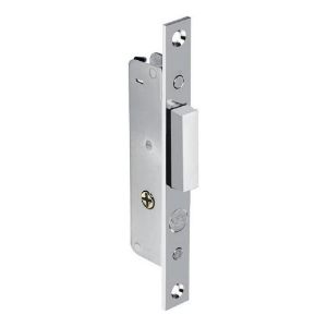 Immagine di SERRATURA CILINDRO A SPILLO CATENACCIO AVANZANTE FRONTALE 160x20x3 MM PER PORTE IN ALLUMINIO ASSA ABLOY