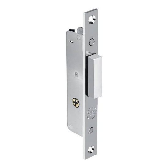 Immagine di SERRATURA CILINDRO A SPILLO CATENACCIO AVANZANTE FRONTALE 160x20x3 MM PER PORTE IN ALLUMINIO ASSA ABLOY