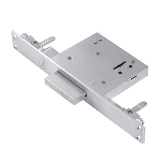 Immagine di SERRATURA DOPPIA MAPPA 2 MANDATE 3 CHIUSURE ENTRATA 60 MM PER INFERRIATE E CANCELLI ASSA ABLOY