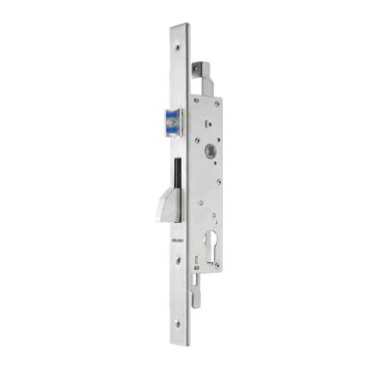 Immagine di SERRATURA PER INFISSI IN ALLUMINIO CON SCROCCO E CATENACCIO ENTRATA 25 MM FRONTALE 22 MM INTERASSE 85 MM ASSA ABLOY