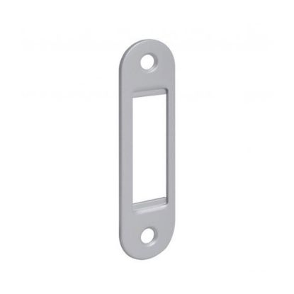 Immagine di INCONTRO REGOLABILE EASY-MATIC PER PORTE A BATTENTE LUNGHEZZA 82 MM CROMO SATINATO AGB