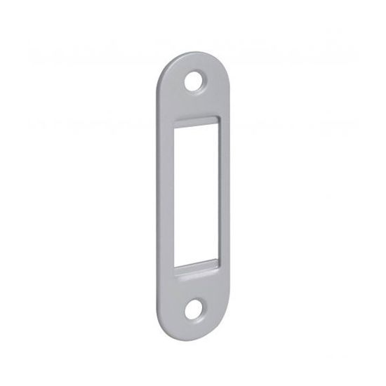 Immagine di INCONTRO REGOLABILE EASY-MATIC PER PORTE A BATTENTE LUNGHEZZA 82 MM CROMO SATINATO AGB