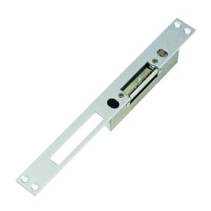 Immagine di INCONTRO ELETTRICO SGANCIO PERMANENTE CORTO 8/12V ARGENTO ASSA ABLOY