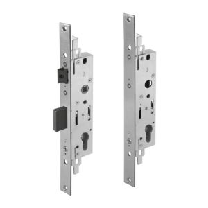 Immagine di SERRATURA INGRESSO MONOPUNTO MP1 ENTRATA 35 MM INTERASSE 85 MM CATENACCIO AVANZANTE CHIUSURA 3 PUNTI PER PORTE ALLUMINIO ASSA ABLOY