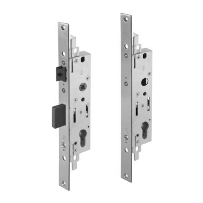 Immagine di SERRATURA INGRESSO MONOPUNTO MP1 ENTRATA 35 MM INTERASSE 85 MM CATENACCIO AVANZANTE CHIUSURA 3 PUNTI PER PORTE ALLUMINIO ASSA ABLOY