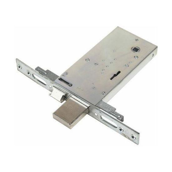 Immagine di SERRATURA DOPPIA MAPPA ENTRATA 70 MM INTERASSE 66 MM FRONTALE 25 MM 3 PUNTI DI CHIUSURA PER PORTE IN ALLUMINIO ASSA ABLOY