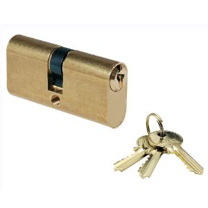 Immagine di CILINDRO PER SERRATURE AD INFILARE OVALE 54 MM - 1 PZ/BLISTER IBFM