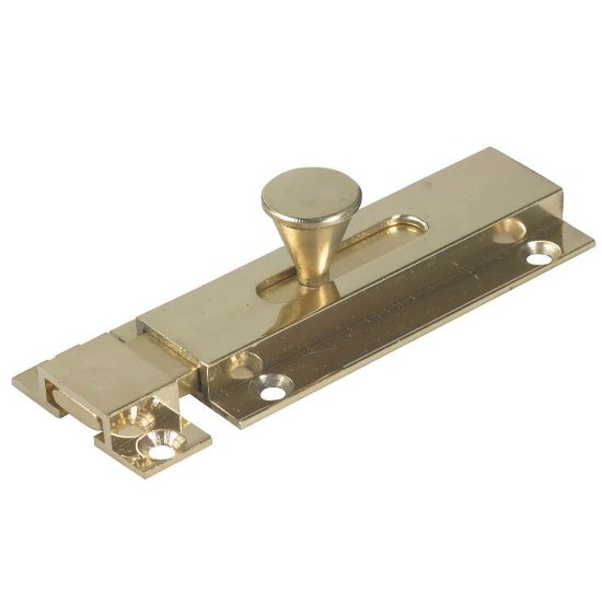 Immagine di CATENACCIO VERTICALE OTTONE 200 MM - 1 PZ/BLISTER