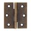 Immagine di CERNIERA PIANA OTTONE BRONZATO 35x30 MM - 4 PZ/BLISTER