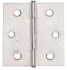 Immagine di CERNIERA PIANA FINITURA NICHEL 30x30 MM - 6 PZ/BLISTER