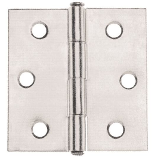 Immagine di CERNIERA PIANA FINITURA NICHEL 20x30 MM - 6 PZ/BLISTER