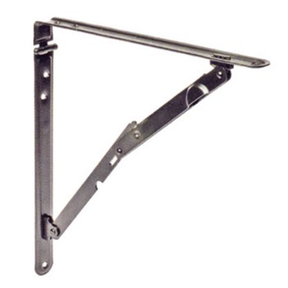 Immagine di REGGIMENSOLA PIEGHEVOLE RMPL20 NERO 20x20 CM - 2 PZ/BLISTER