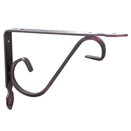 Immagine di REGGIMENSOLA FERRO BATTUTO RAMATO 25 CM